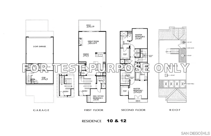 Demo/Test Data 718 Silver St, La Jolla, CA 92037