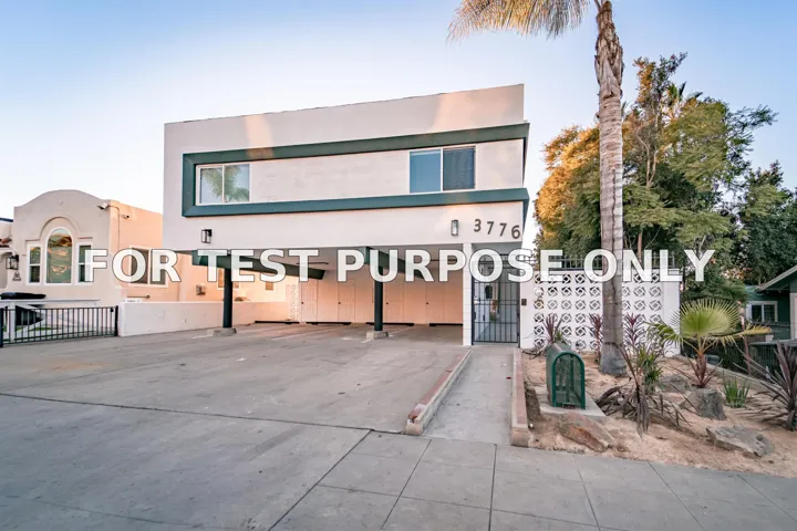 Demo/Test Data 3776 Villa Ter, San Diego, CA 92104