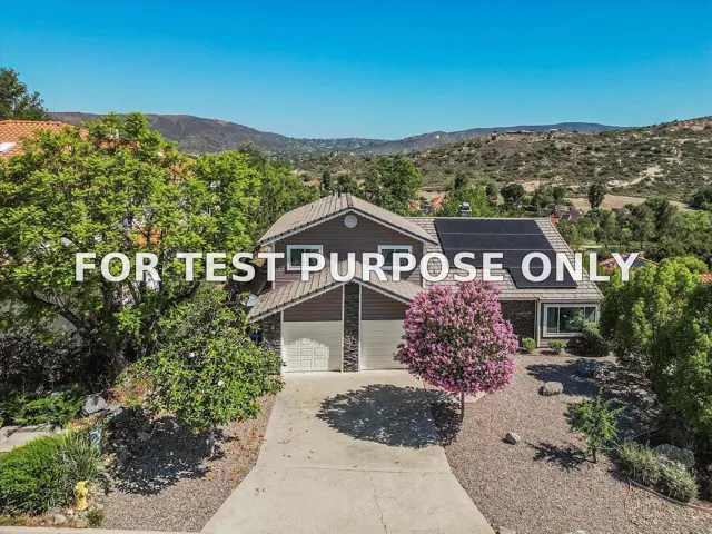 Demo/Test Data 15549 Vista Vicente Dr, Ramona, CA 92065