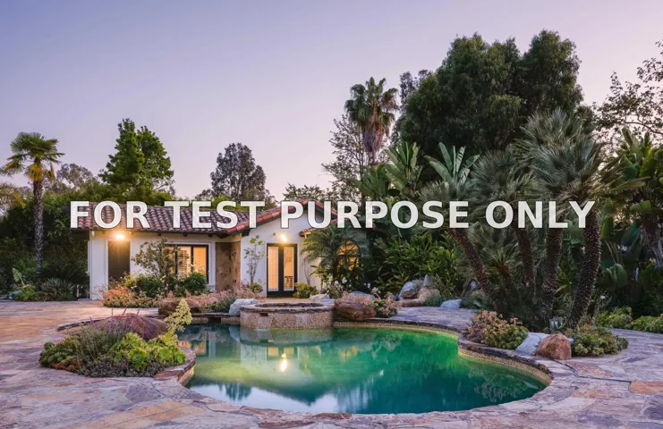 Demo/Test Data 17550 Via De Fortuna, Rancho Santa Fe, CA 92067