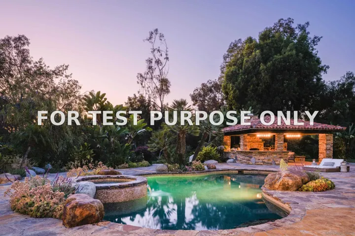 Demo/Test Data 17550 Via De Fortuna, Rancho Santa Fe, CA 92067
