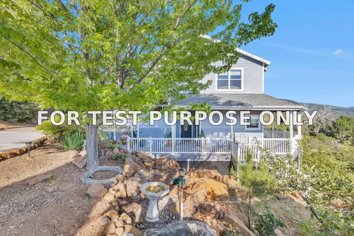 Demo/Test Data 4819 Pine Ridge Ave, Julian, CA 92036