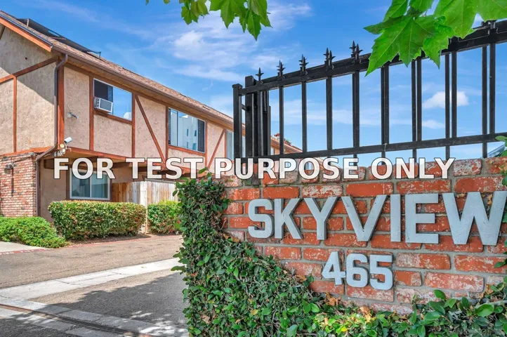 Demo/Test Data 465 Fourth Ave Unit 17, Chula Vista, CA 91910