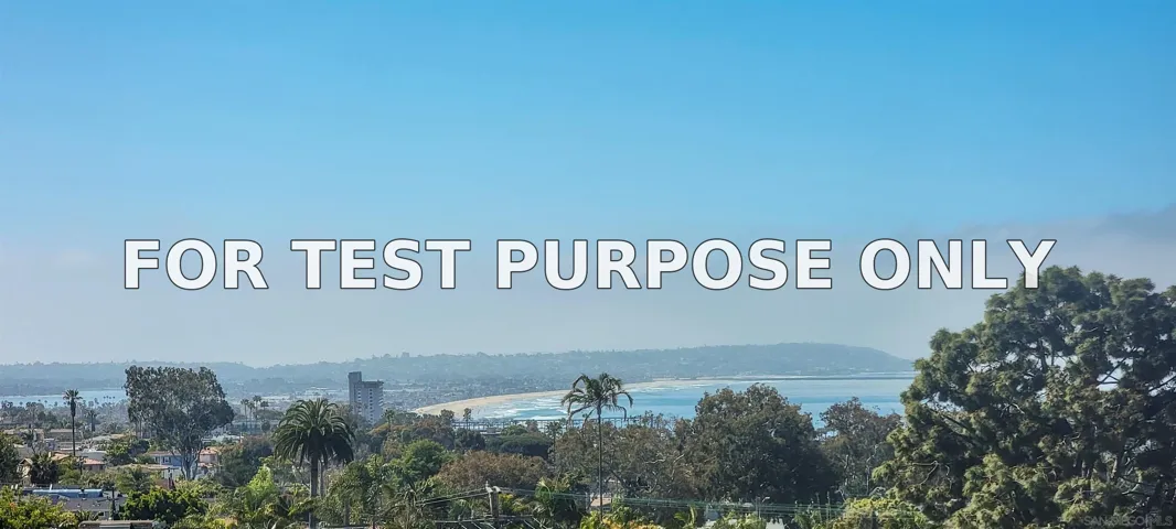 Demo/Test Data 5643 Linda Rosa Ave, La Jolla, CA 92037