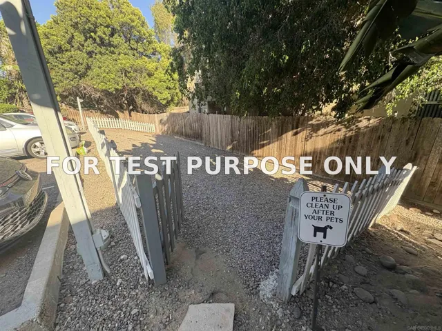 Demo/Test Data 4847 Parks Ave Unit 23, La Mesa, CA 91942