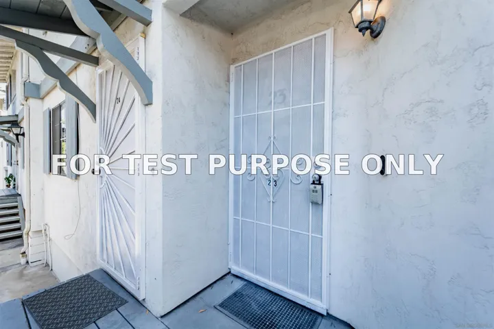Demo/Test Data 4847 Parks Ave Unit 23, La Mesa, CA 91942