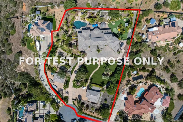 Demo/Test Data 2882 Conestoga Circle, Alpine, CA 91901