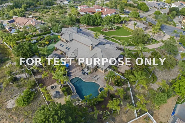 Demo/Test Data 2882 Conestoga Circle, Alpine, CA 91901