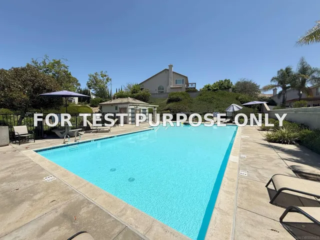 Demo/Test Data 789 Pebble Beach Dr, San Marcos, CA 92069
