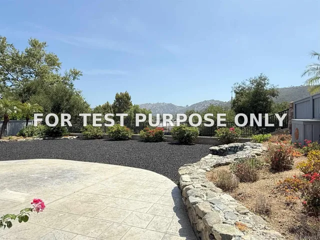 Demo/Test Data 789 Pebble Beach Dr, San Marcos, CA 92069
