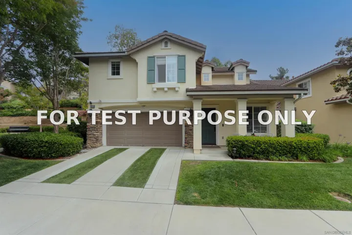Demo/Test Data 1630 Magnolia Cir, Vista, CA 92081