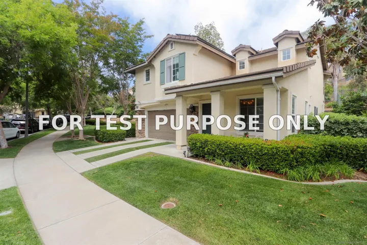Demo/Test Data 1630 Magnolia Cir, Vista, CA 92081