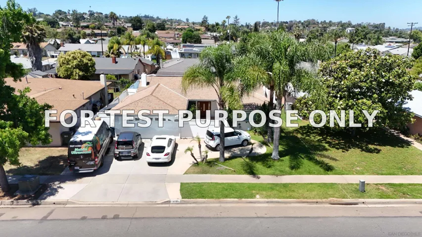 Demo/Test Data 619 S Midway Dr, Escondido, CA 92027