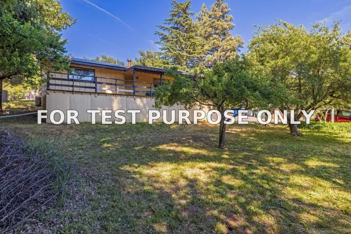 Demo/Test Data 2816 Heliotrope Dr, Julian, CA 92036