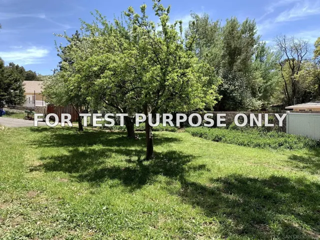 Demo/Test Data 2816 Heliotrope Dr, Julian, CA 92036