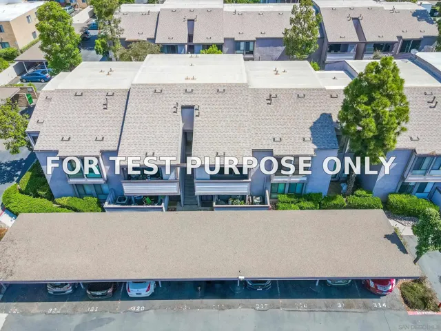 Demo/Test Data 9041 Gramercy Dr Unit 400, San Diego, CA 92123