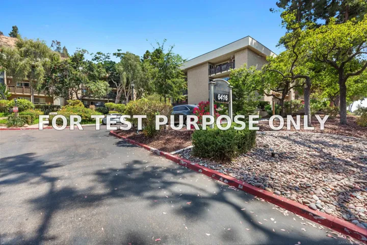 Demo/Test Data 6416 Friars Rd Unit 221, San Diego, CA 92108
