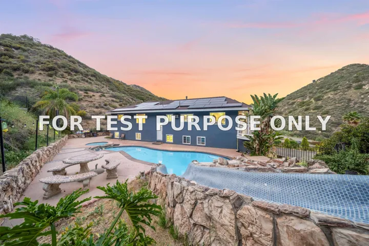 Demo/Test Data 1278 Harbison Canyon Rd, El Cajon, CA 92019