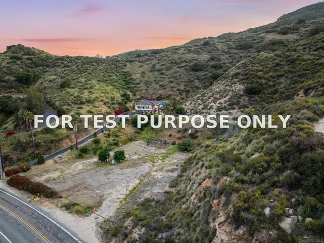 Demo/Test Data 1278 Harbison Canyon Rd, El Cajon, CA 92019