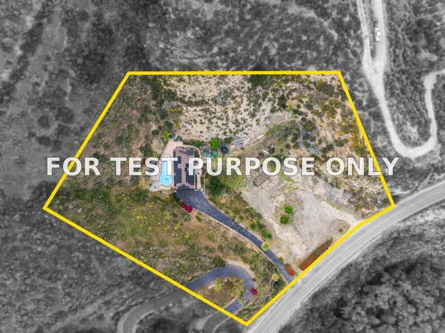 Demo/Test Data 1278 Harbison Canyon Rd, El Cajon, CA 92019