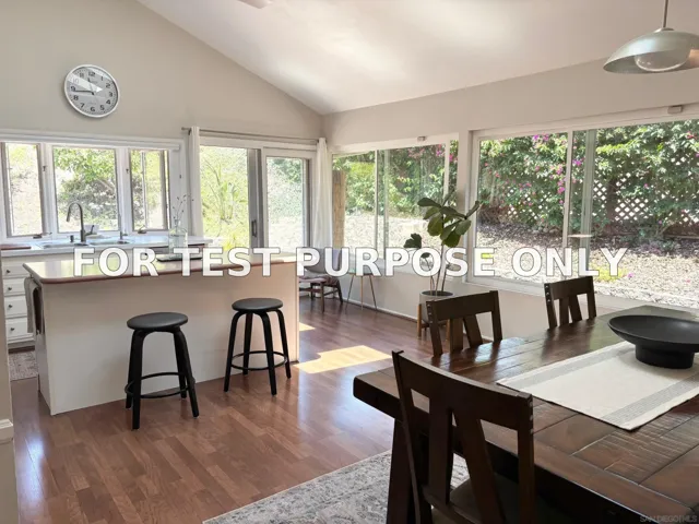 Demo/Test Data 9956 Courtyard Drive, San Diego, CA 92131