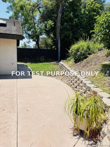 Demo/Test Data 9956 Courtyard Drive, San Diego, CA 92131