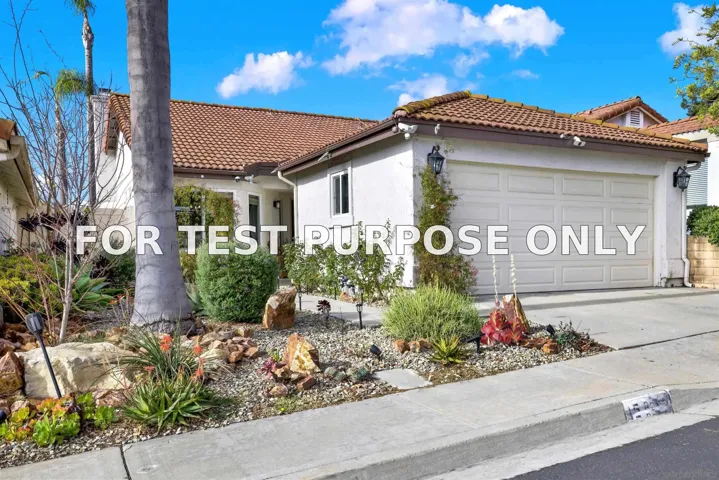 Demo/Test Data 15852 Caminito Cercado, San Diego, CA 92128