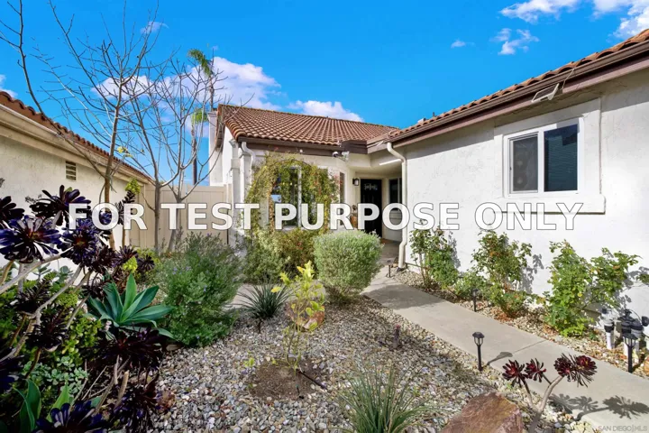 Demo/Test Data 15852 Caminito Cercado, San Diego, CA 92128