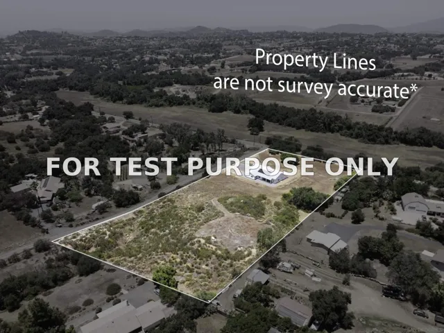Demo/Test Data 14443 Cool Valley Rd, Valley Center, CA 92082