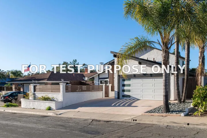 Demo/Test Data 11646 La Colina, San Diego, CA 92131