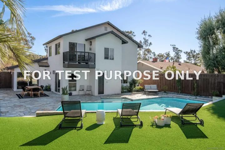 Demo/Test Data 11646 La Colina, San Diego, CA 92131