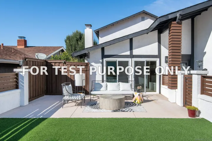 Demo/Test Data 11646 La Colina, San Diego, CA 92131