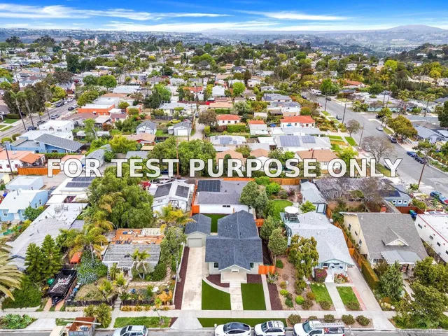Demo/Test Data 3534-36 Collier Ave, San Diego, CA 92116