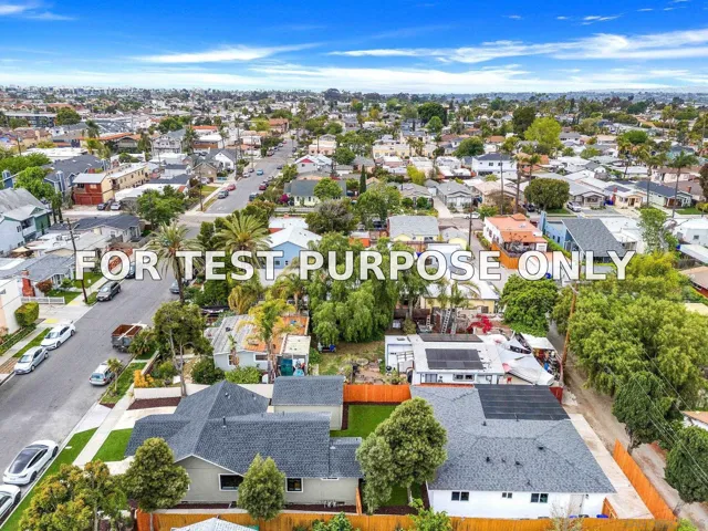 Demo/Test Data 3534-36 Collier Ave, San Diego, CA 92116