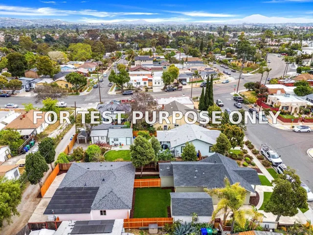 Demo/Test Data 3534-36 Collier Ave, San Diego, CA 92116