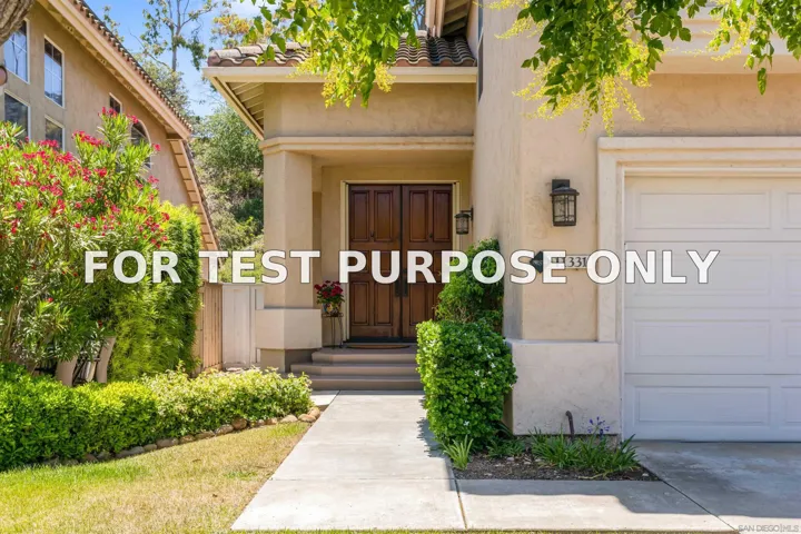 Demo/Test Data 11331 Legacy Terrace, San Diego, CA 92131