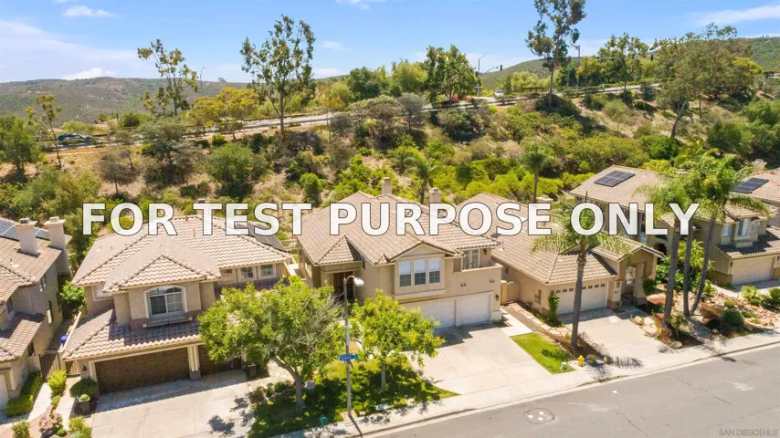 Demo/Test Data 11331 Legacy Terrace, San Diego, CA 92131