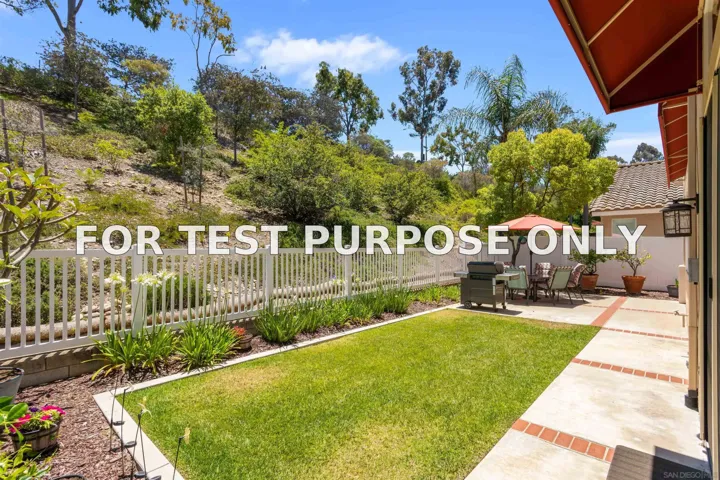 Demo/Test Data 11331 Legacy Terrace, San Diego, CA 92131