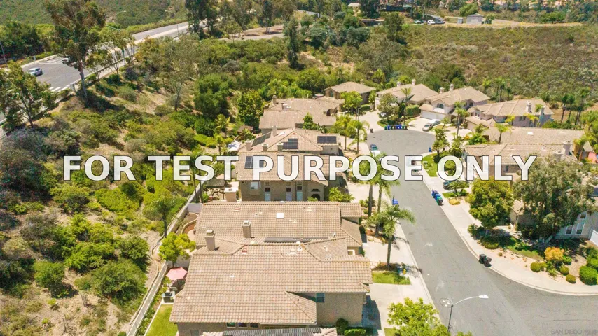 Demo/Test Data 11331 Legacy Terrace, San Diego, CA 92131