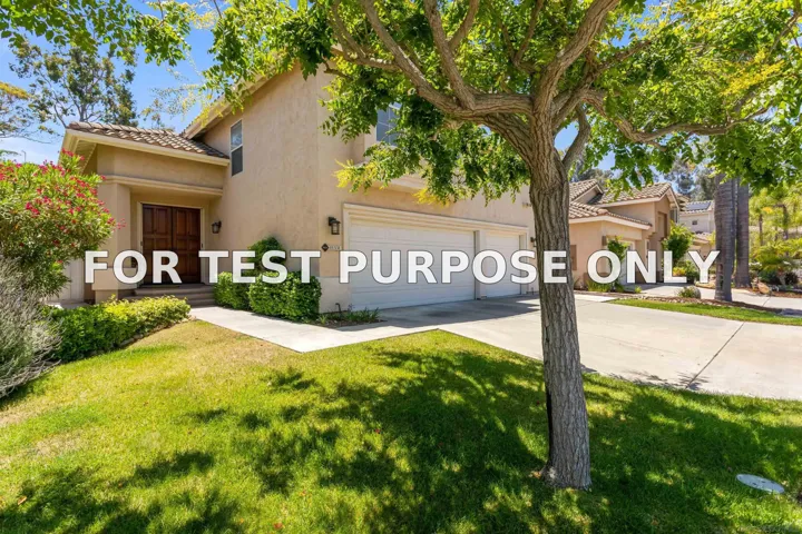 Demo/Test Data 11331 Legacy Terrace, San Diego, CA 92131