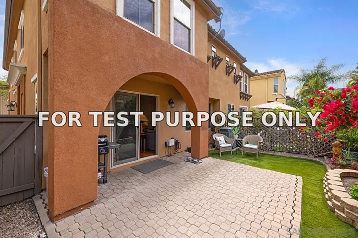 Demo/Test Data 2756 Bellezza Dr., San Diego, CA 92108