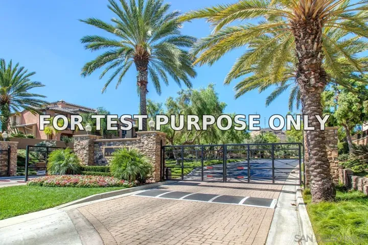 Demo/Test Data 2756 Bellezza Dr., San Diego, CA 92108