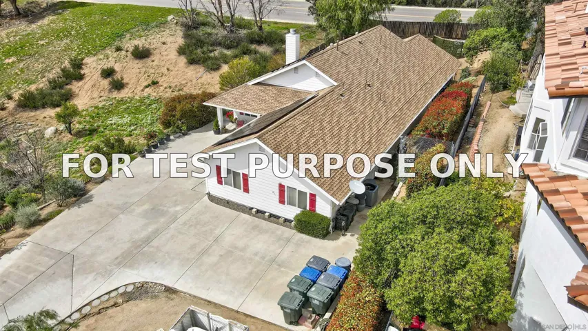 Demo/Test Data 24610 Pappas Rd, Ramona, CA 92065