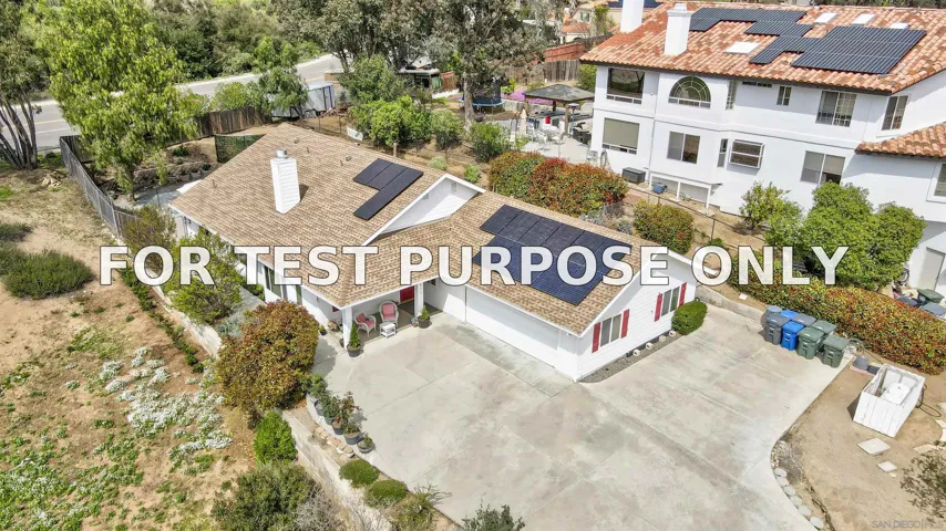 Demo/Test Data 24610 Pappas Rd, Ramona, CA 92065