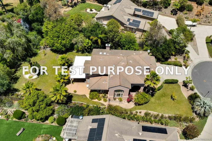 Demo/Test Data 1288 Sunrise Way, Escondido, CA 92029
