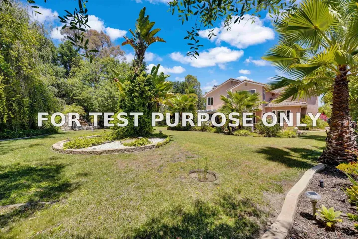 Demo/Test Data 1288 Sunrise Way, Escondido, CA 92029