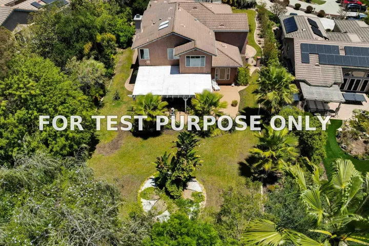 Demo/Test Data 1288 Sunrise Way, Escondido, CA 92029
