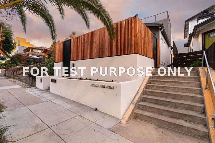 Demo/Test Data 2945 B St, San Diego, CA 92102