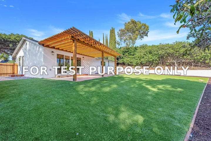 Demo/Test Data 10183 Madrid Way, Spring Valley, CA 91977