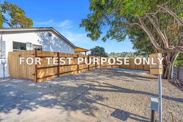 Demo/Test Data 10183 Madrid Way, Spring Valley, CA 91977